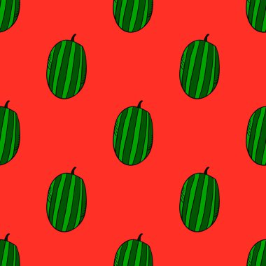 Karpuzlu kusursuz desen