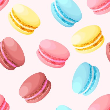 Sorunsuz pastel macarons