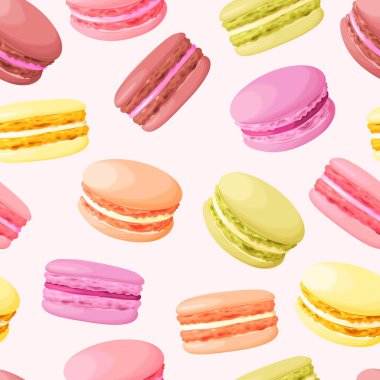 Sorunsuz pastel macarons