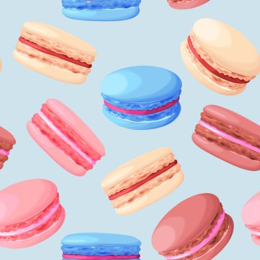 Sorunsuz pastel macarons