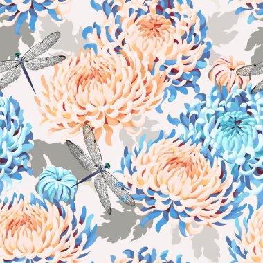 Kusursuz Japon Kasımpatı ve kelebek