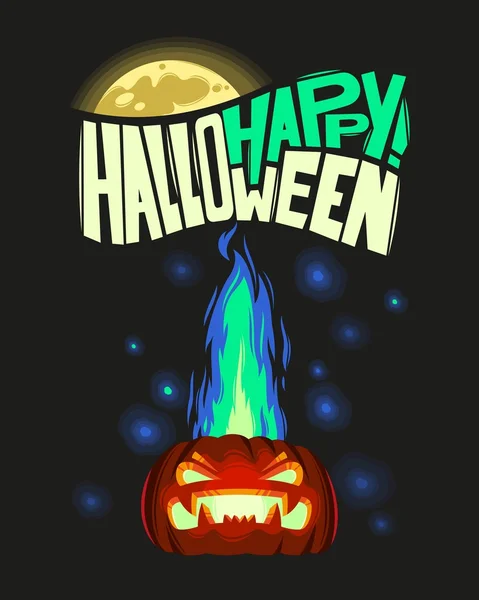 Happy Halloween Card — Stock Vector