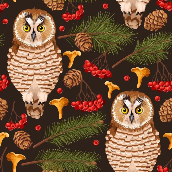 Ormanın içinde sorunsuz baykuş