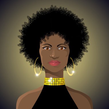 güzel Afrikalı Bayan
