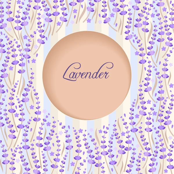 Lavendel cirkel — Stockvector