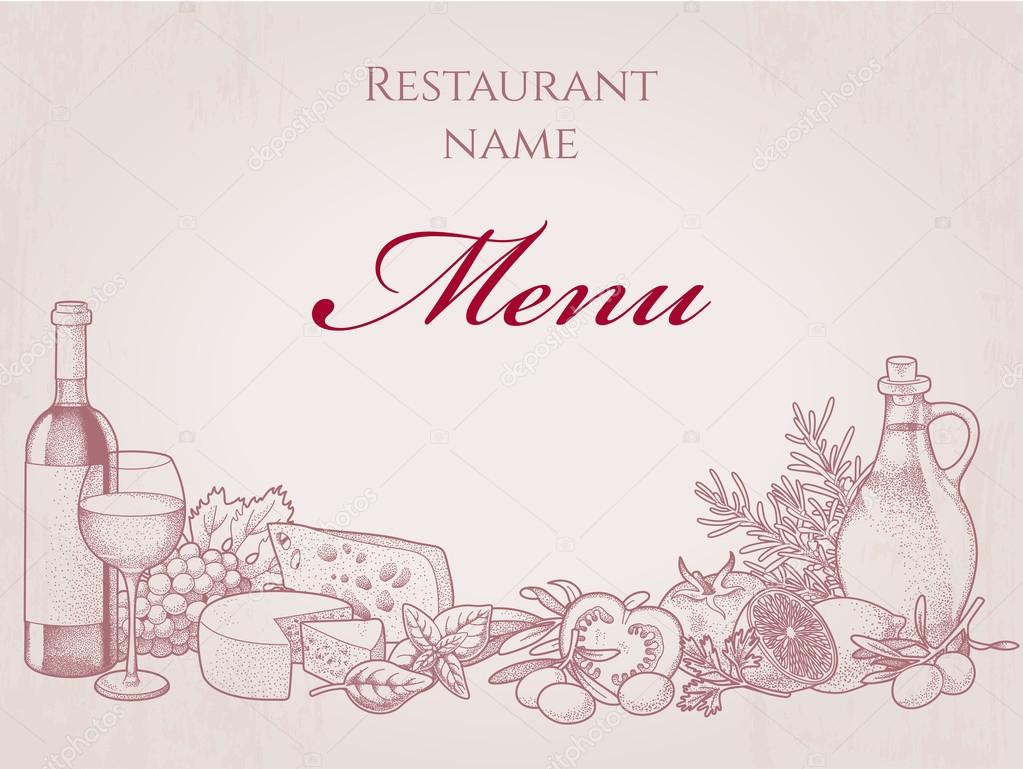 Restaurant menu