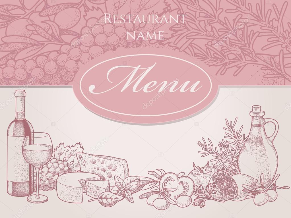 Restaurant menu