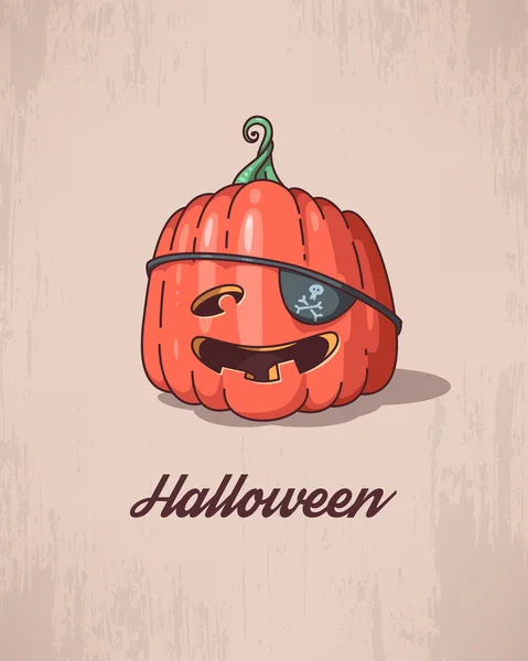 Citrouille d'Halloween — Image vectorielle