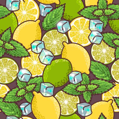 Sorunsuz kireç, limon ve nane
