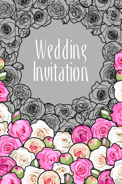 Invitación boda — Archivo Imágenes Vectoriales