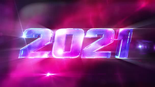 Νέο Έτος 2021 Loopable Ιστορικό — Αρχείο Βίντεο