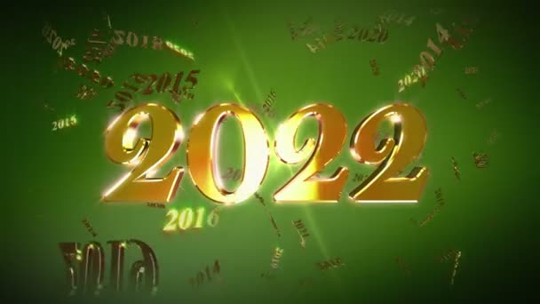 Nouvel 2022 Animation Fond Bouclable — Video