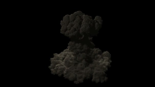 Nuke - nükleer bomba — Stok video