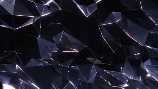 Loopbare crystal achtergrond — Stockvideo