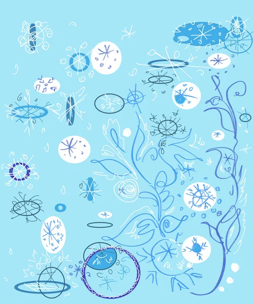 Kar taneleri ve yapraklı Noel mücevherleri 