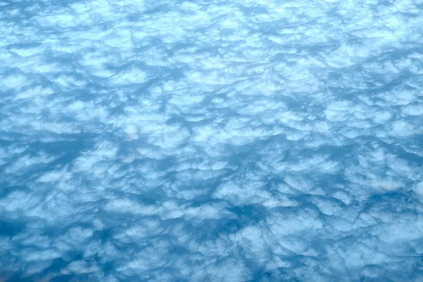 Motif Nuageux Texture Les Nuages Bleus Dans Ciel Sont Peints — Photo