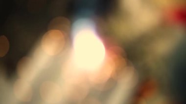 Woker Kaynaklı Çelik Metal Kaynak Kıvılcımı Soyut Bokeh Arkaplanı Bulanıklığı.