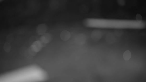 Welding Spark Blurred Résumé Bokeh Background Vidéo Noir Blanc — Video
