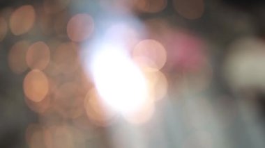 Metal Kaynak Kıvılcımı Bulanık Bokeh Arkaplanı.