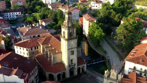 Церква Святої Анни і в Дуранго, Баскська держава.. — стокове відео