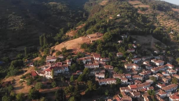 Vila Sirince, conhecida por suas casas históricas. Selcuk, Izmir, Turquia. Costa Egeu Turca. — Vídeo de Stock