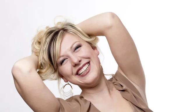 Junge blonde Frau — Stock Photo, Image