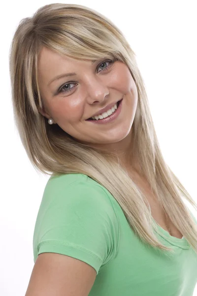 Junge blonde Frau — Stock Photo, Image