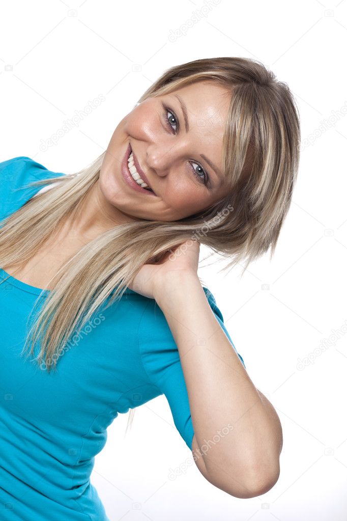 Blonde frauen von hinten