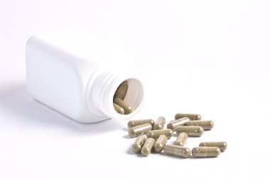 şişeden dökülmesini ot kapsül