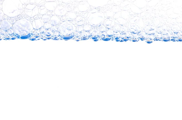 Abstracte schuim bubbels wit textuur achtergrond — Stockfoto