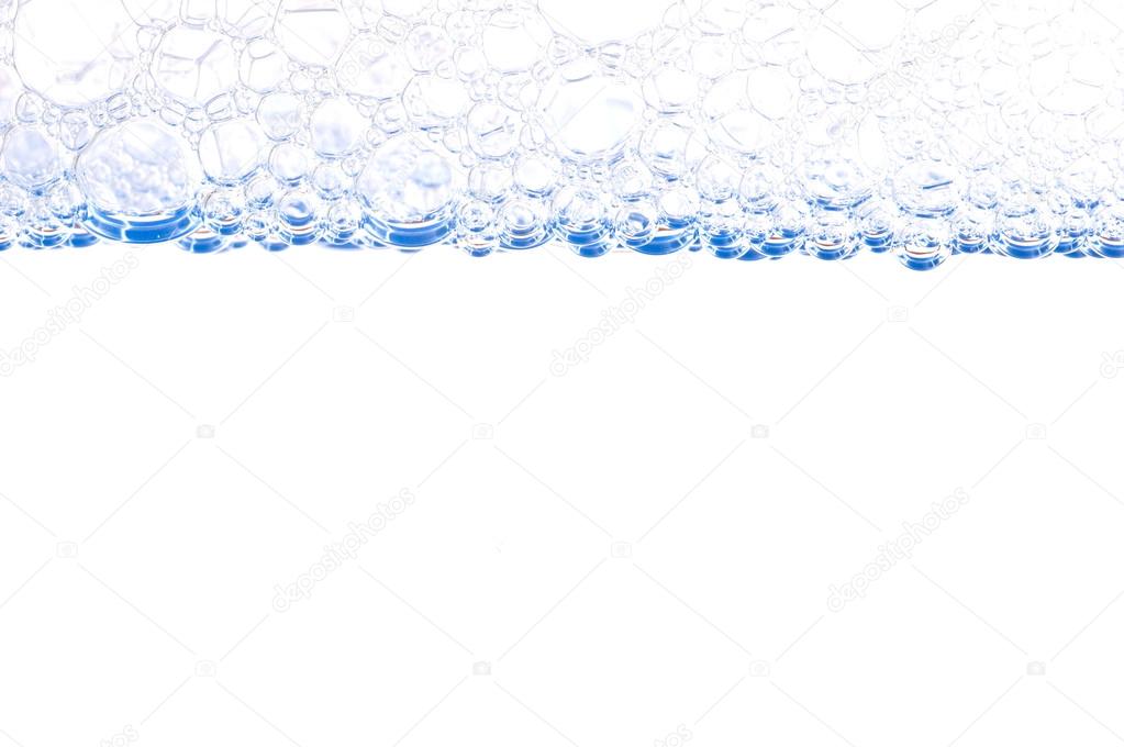 abstract foam bubbles white texture background 