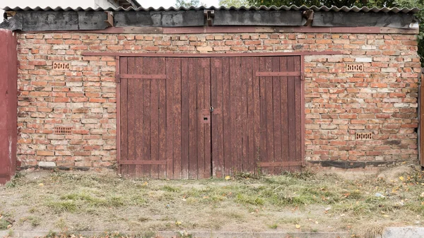 Cancello in legno — Foto Stock