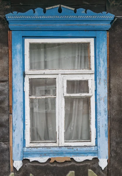Vieja ventana de madera — Foto de Stock