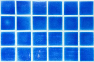 Arka plan için mavi Mozaik çini yakın çekim