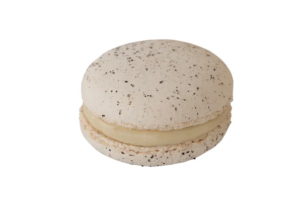 Macaron krem makaronik na białym tle — Zdjęcie stockowe