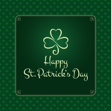 St Patricks Günü için çerçeve