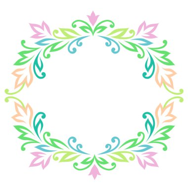 Vintage çerçeve çiçek