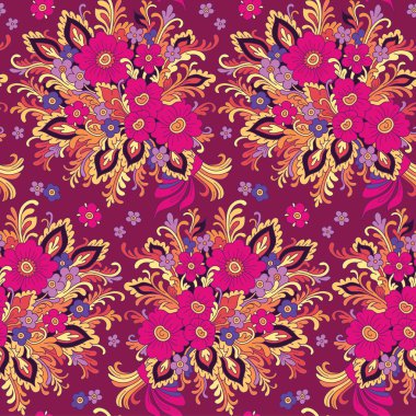 çiçek desen demetleri