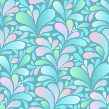 mavi su sıçramalarına desen