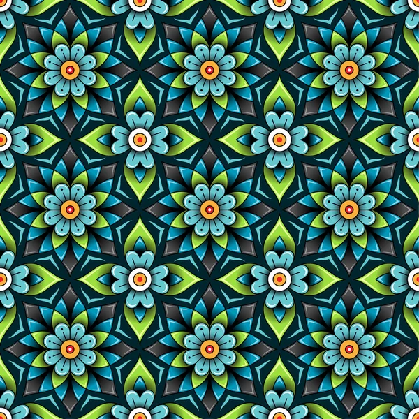 Marrakech motif floral — Image vectorielle