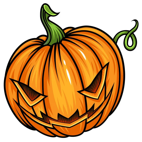 Abóbora de Halloween — Vetor de Stock
