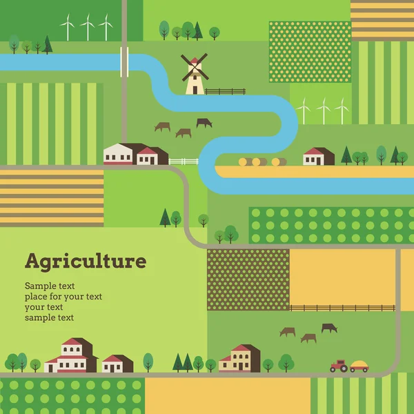 Agricultura Antecedentes — Vector de stock