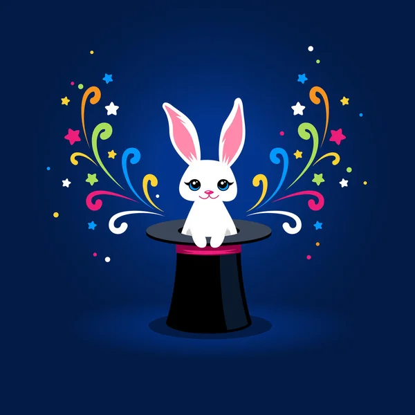 Lapin au chapeau — Image vectorielle