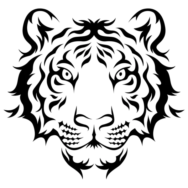 Tribal tiger — Stock Vector