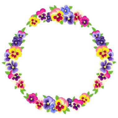 Vintage çerçeve çiçek