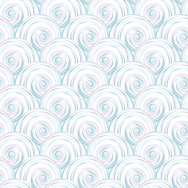 İnci swirls ölçekler desen olarak