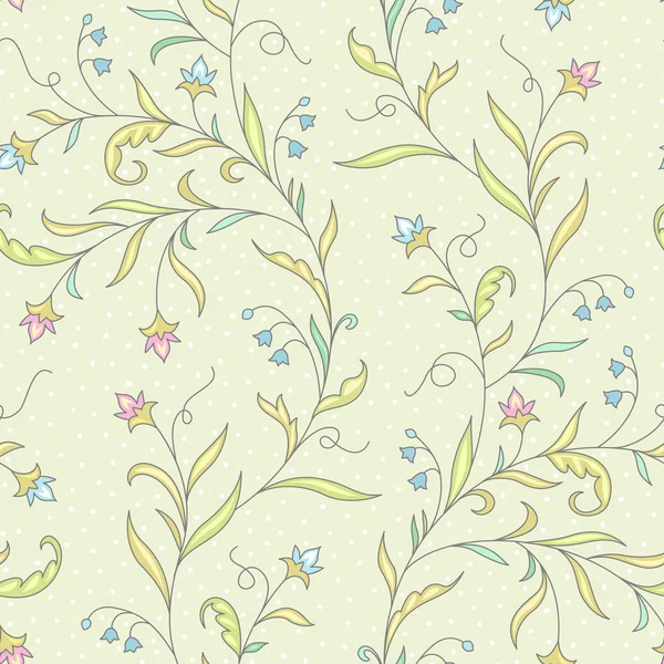 Élégant motif floral sans couture — Image vectorielle
