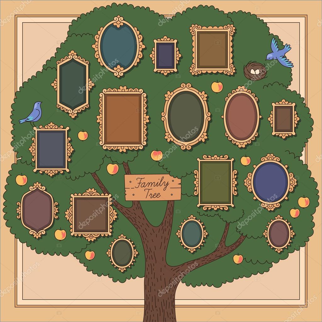 Family tree with frames Stock Vector Image by ©reinekke 87201400