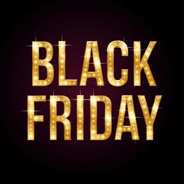 Text Black Friday — Stock vektor