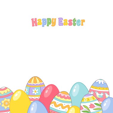 boyalı Paskalya yumurtaları